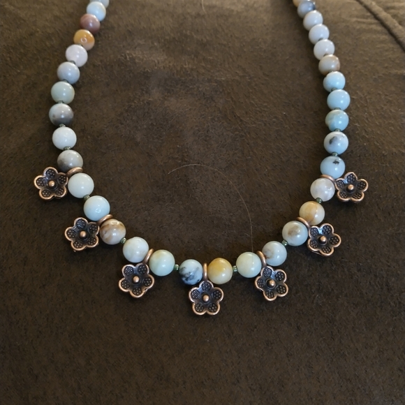 Amazonite necklace - Picture 5 of 10